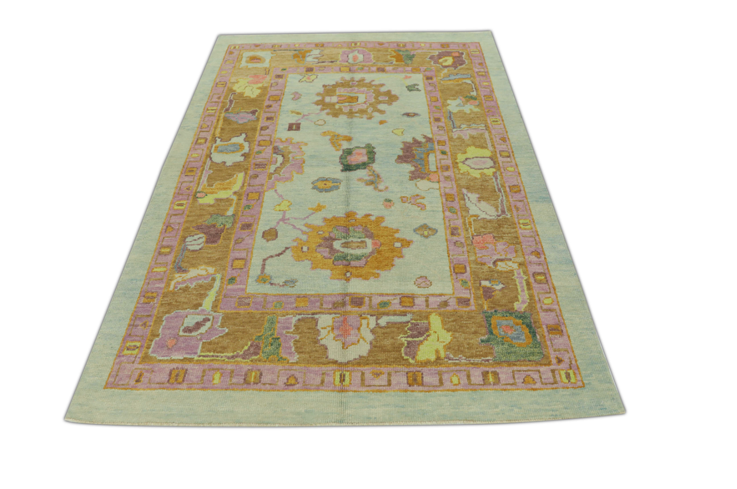 Turkish Oushak Rug 4'10" x 6'11" #559