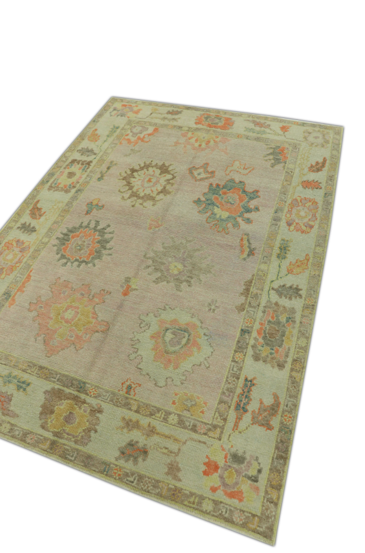 Turkish Oushak Rug 5' x 6'11" #552