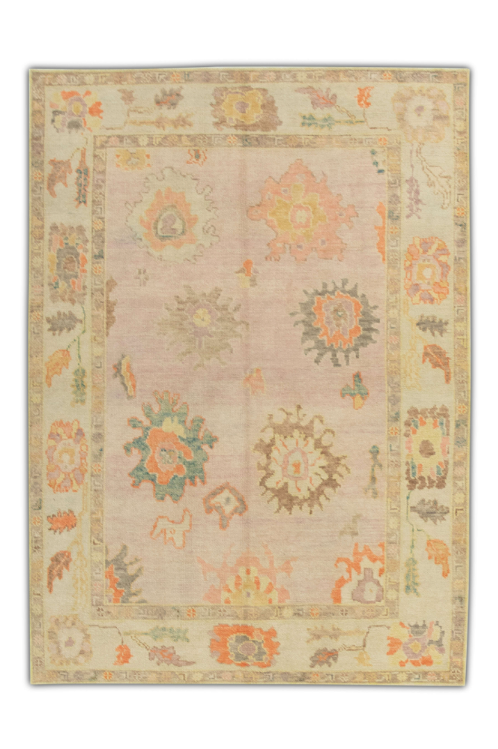 Turkish Oushak Rug 5' x 6'11" #552