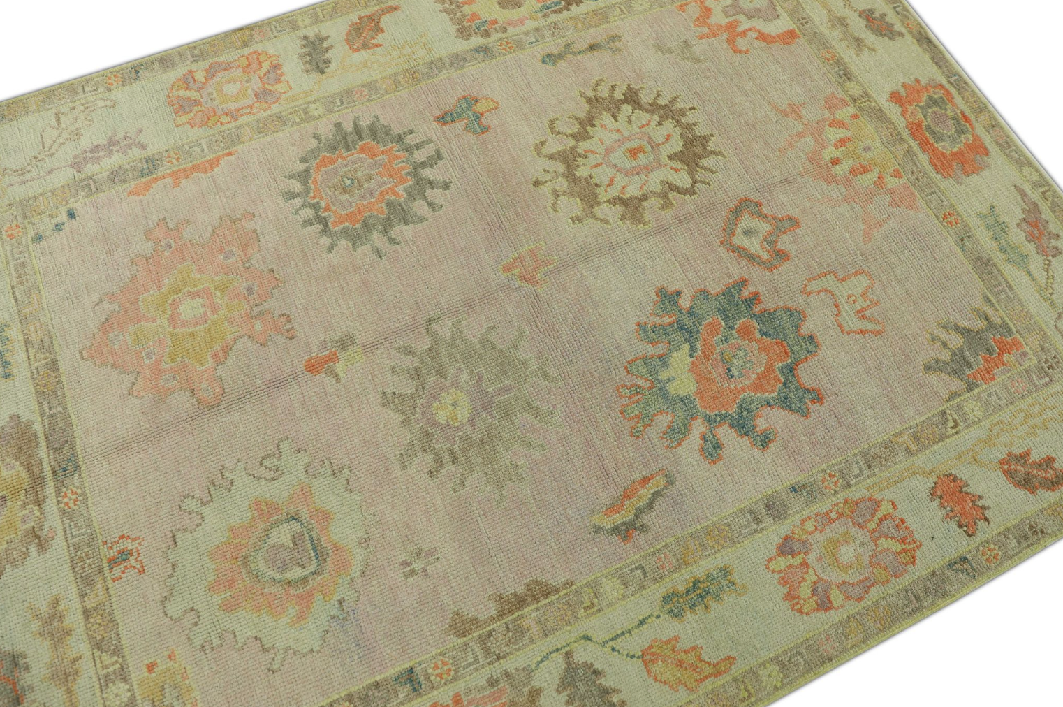 Turkish Oushak Rug 5' x 6'11" #552
