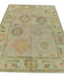 Turkish Oushak Rug 5' x 6'11" #552