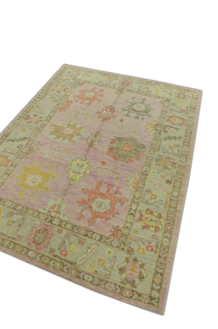 Turkish Oushak Rug 5'1" x 6'7" #478