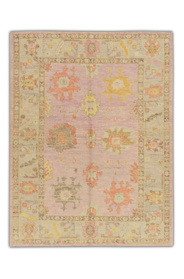 Turkish Oushak Rug 5'1" x 6'7" #478