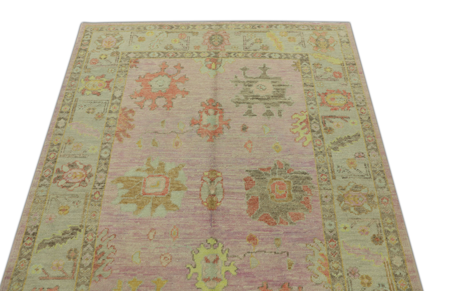 Turkish Oushak Rug 5'1" x 6'7" #478