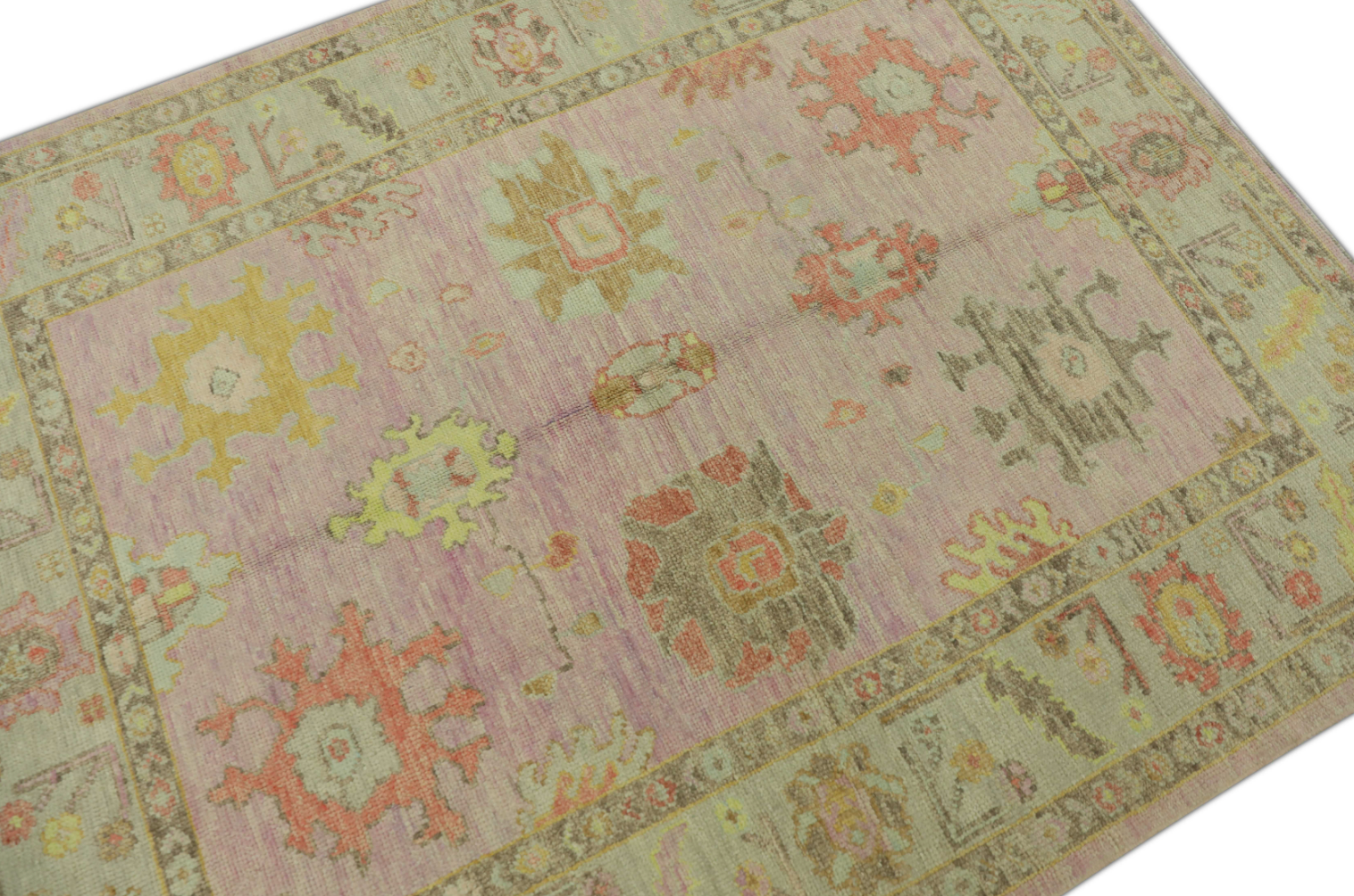Turkish Oushak Rug 5'1" x 6'7" #478