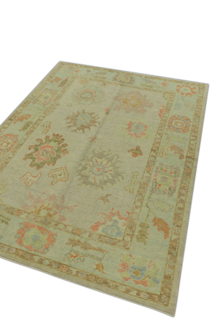 Turkish Oushak Rug 5' x 6'10" #511