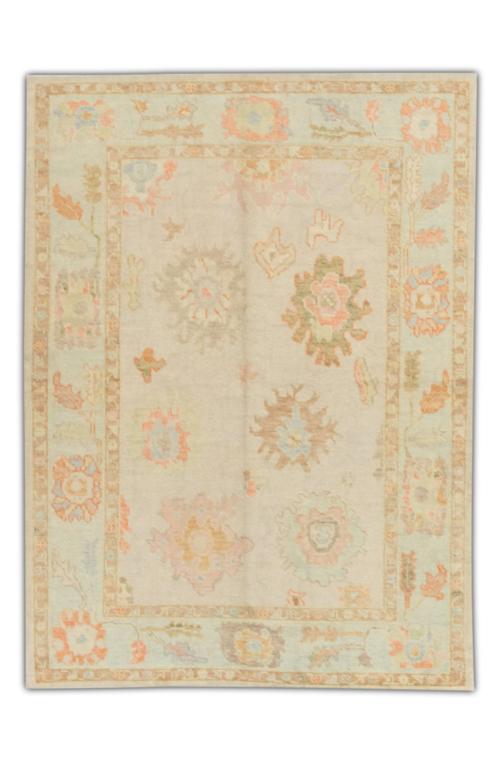 Turkish Oushak Rug 5' x 6'10" #511