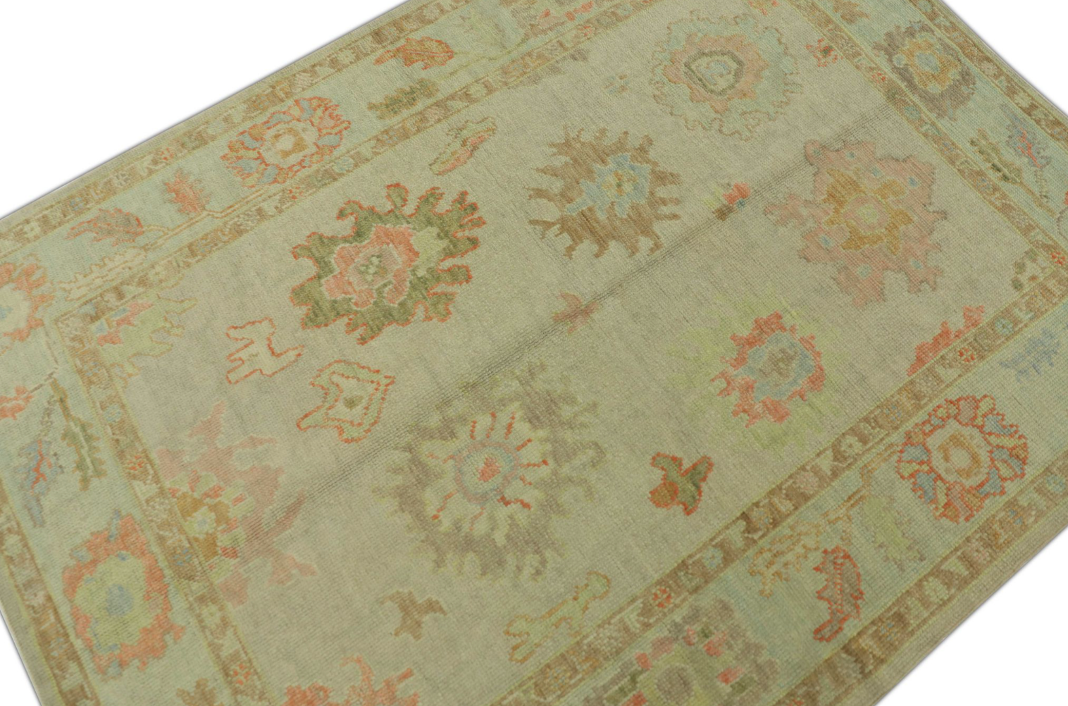Turkish Oushak Rug 5' x 6'10" #511