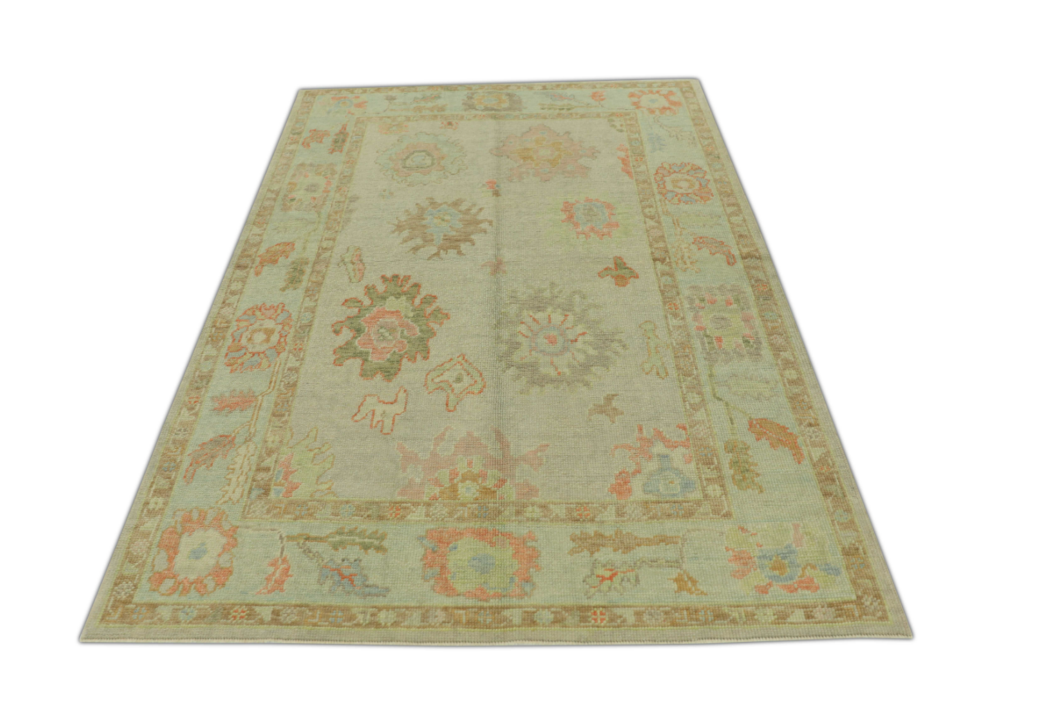 Turkish Oushak Rug 5' x 6'10" #511