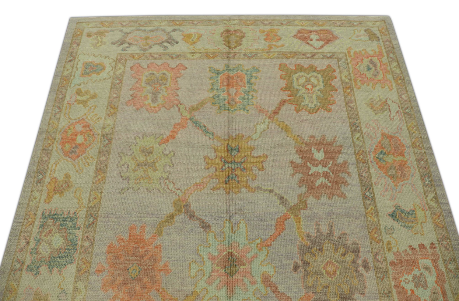 Turkish Oushak Rug 5'5" x 6'10" #901