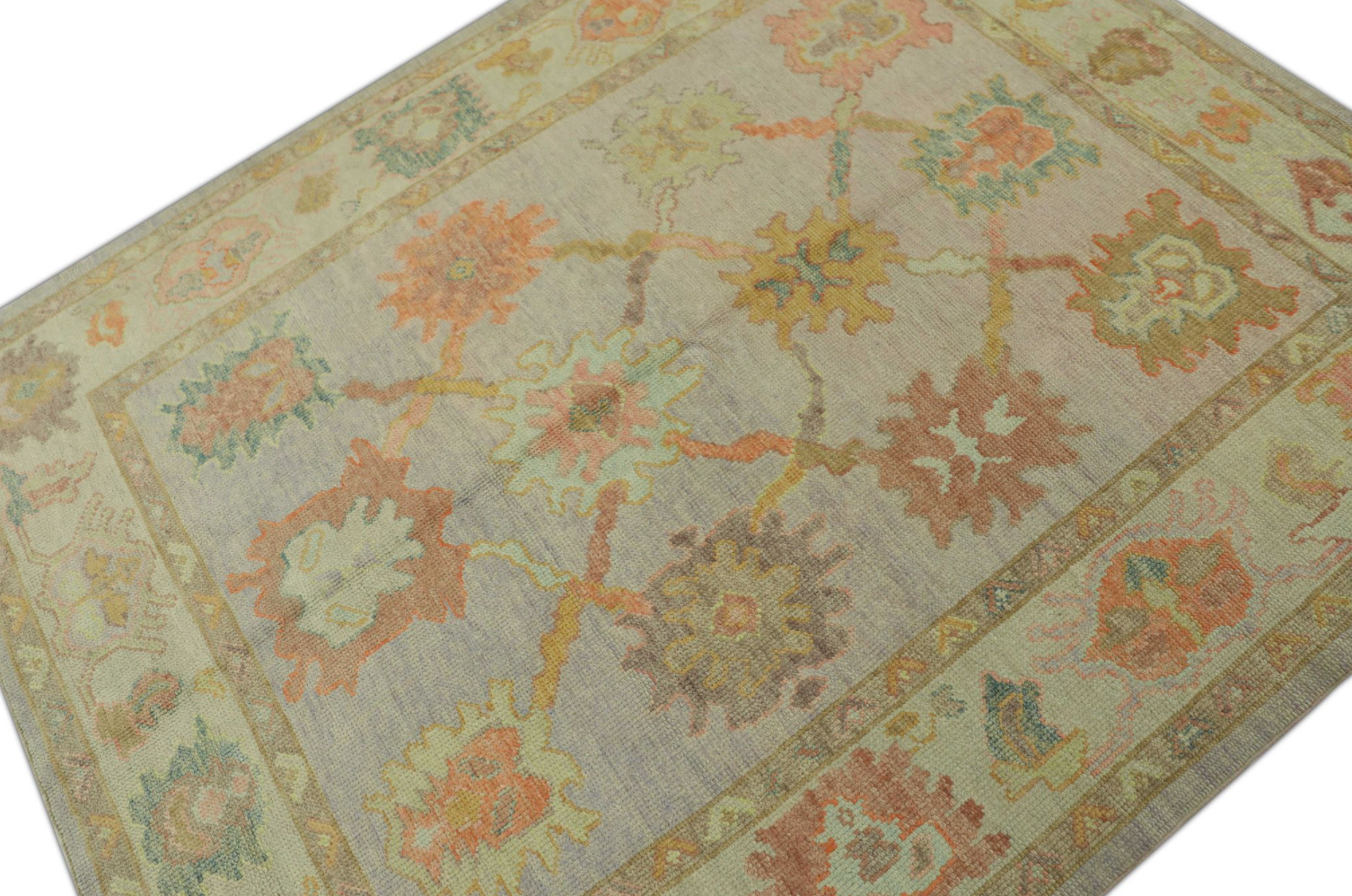Turkish Oushak Rug 5'5" x 6'10" #901