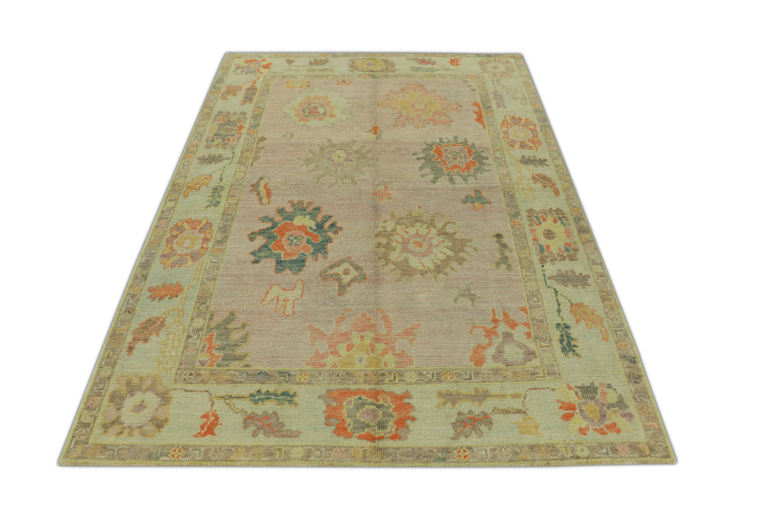 Turkish Oushak Rug 5' x 7' #534