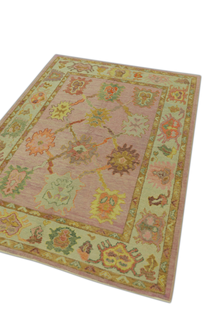 Turkish Oushak Rug 5' x 6'8" #536