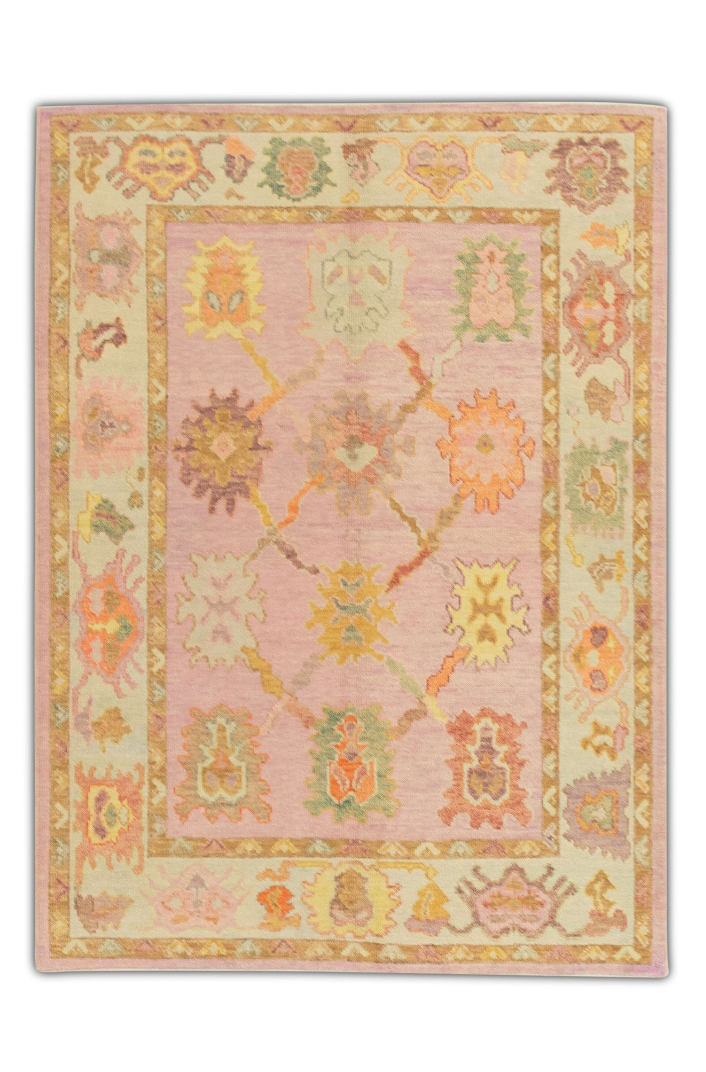 Turkish Oushak Rug 5' x 6'8" #536