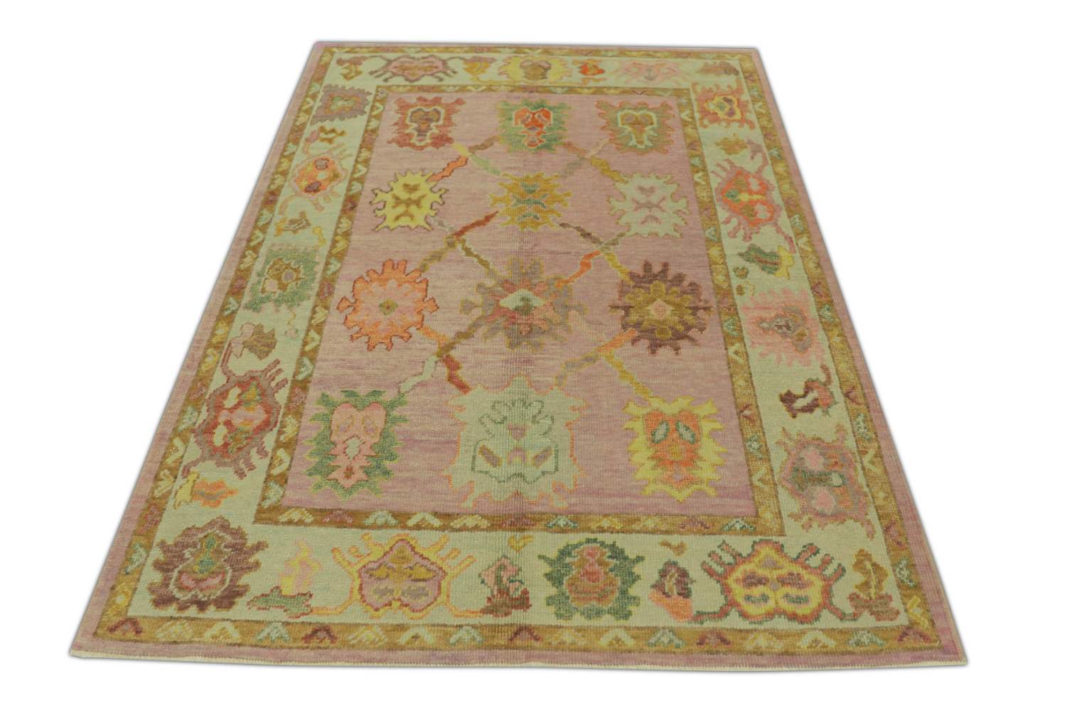 Turkish Oushak Rug 5' x 6'8" #536