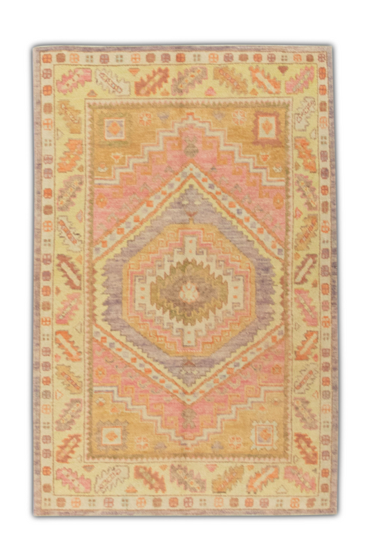 #1440 Turkish Oushak 4' x 6'