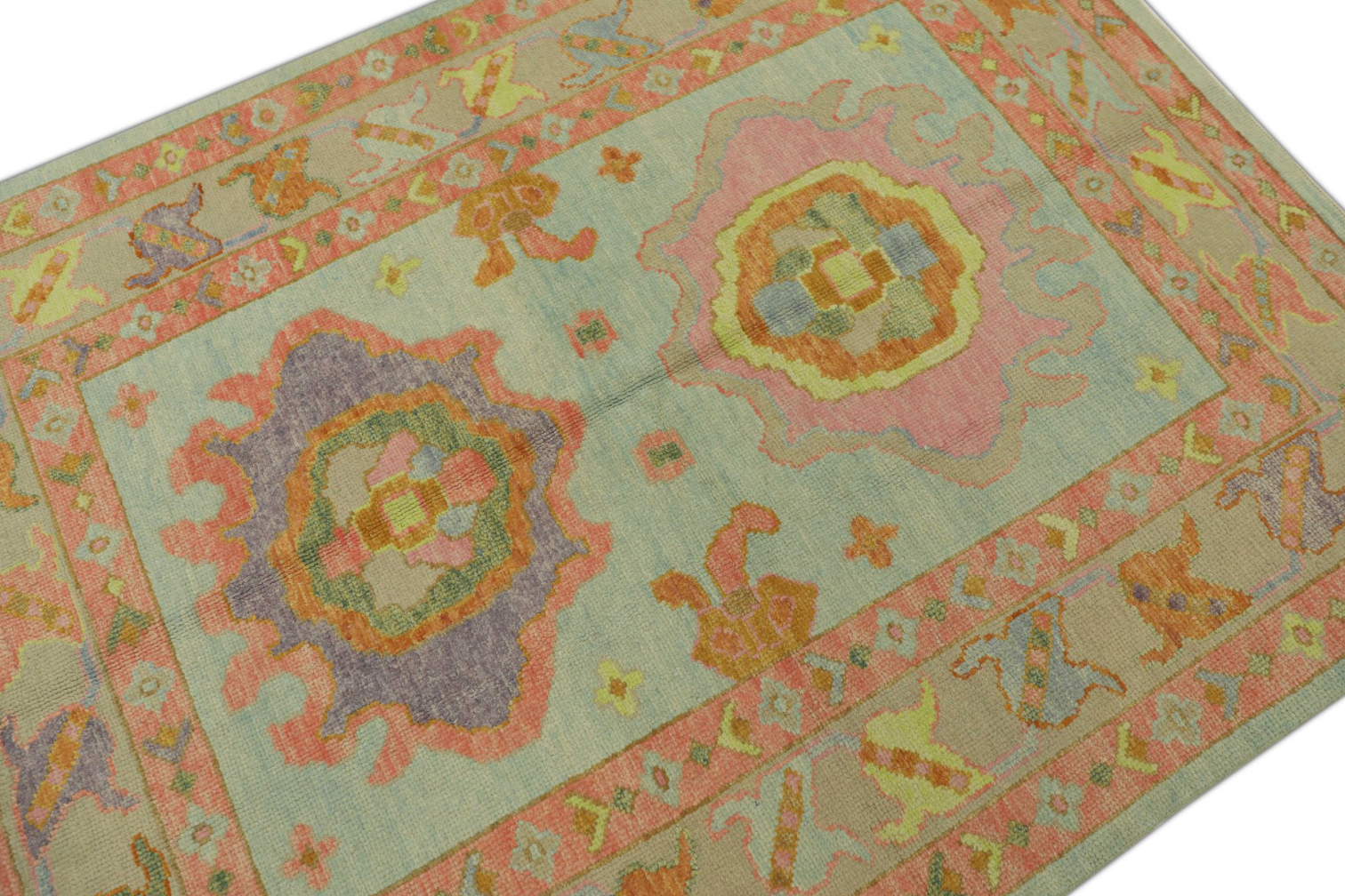 Turkish Oushak Rug 5' x 6'9" #538