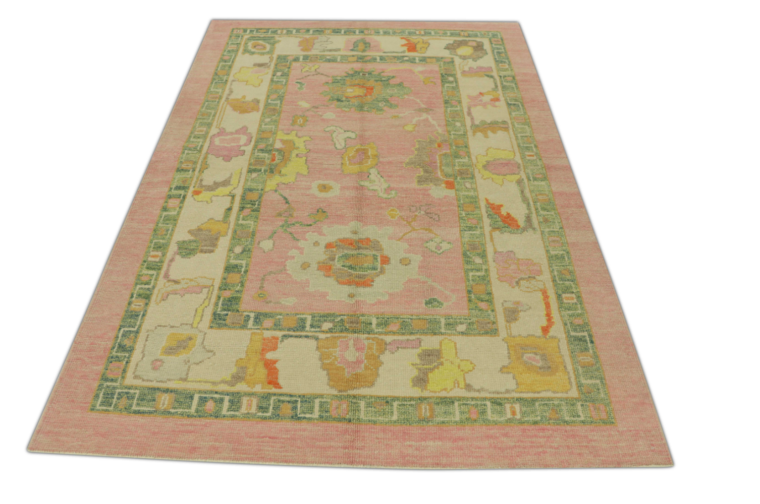 Turkish Oushak Rug 5'2" x 7'2" #535