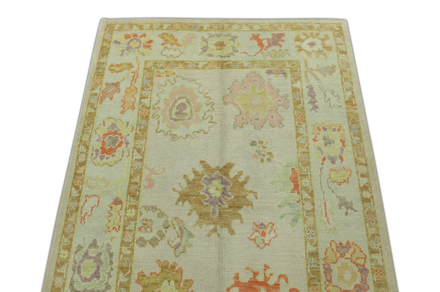 Turkish Oushak Rug 4'2" x 6'2" #263