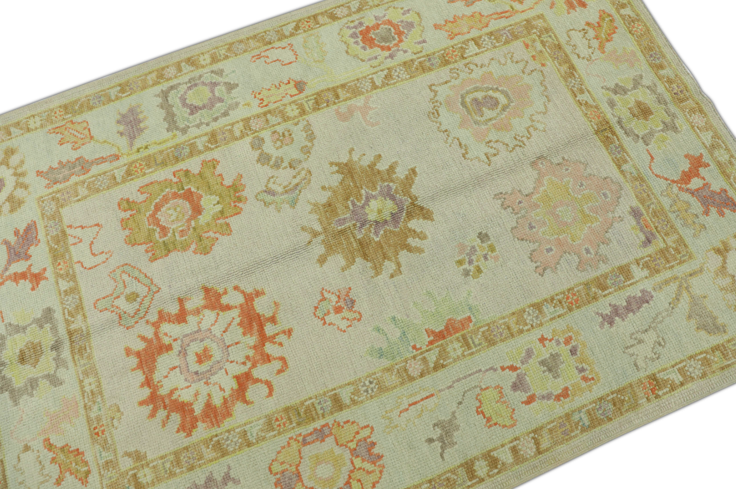 Turkish Oushak Rug 4'2" x 6'2" #263