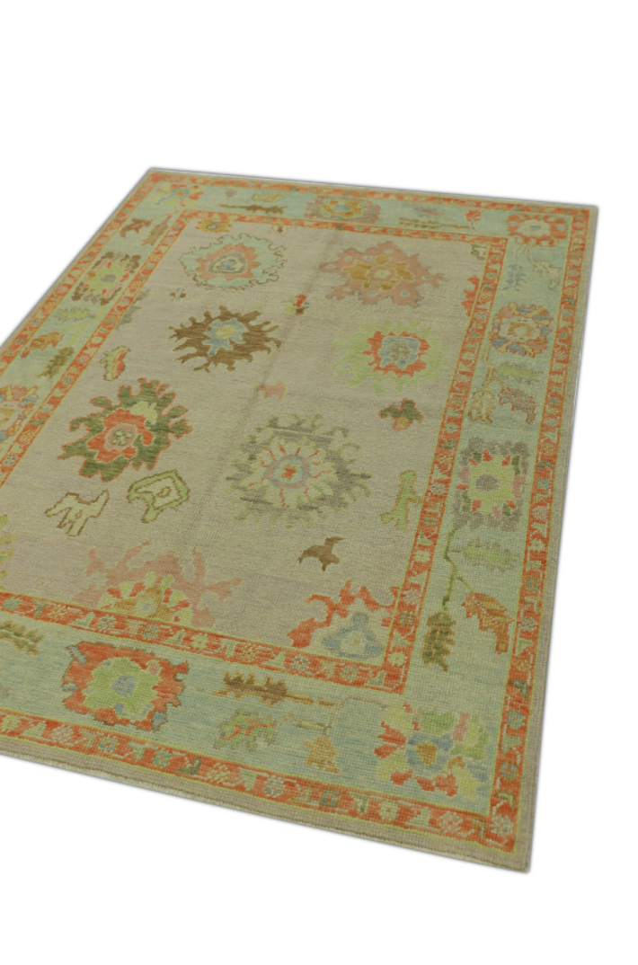 Turkish Oushak Rug 5' x 6'10" #542
