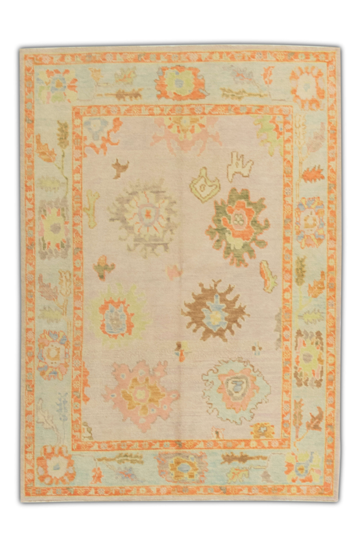 Turkish Oushak Rug 5' x 6'10" #542