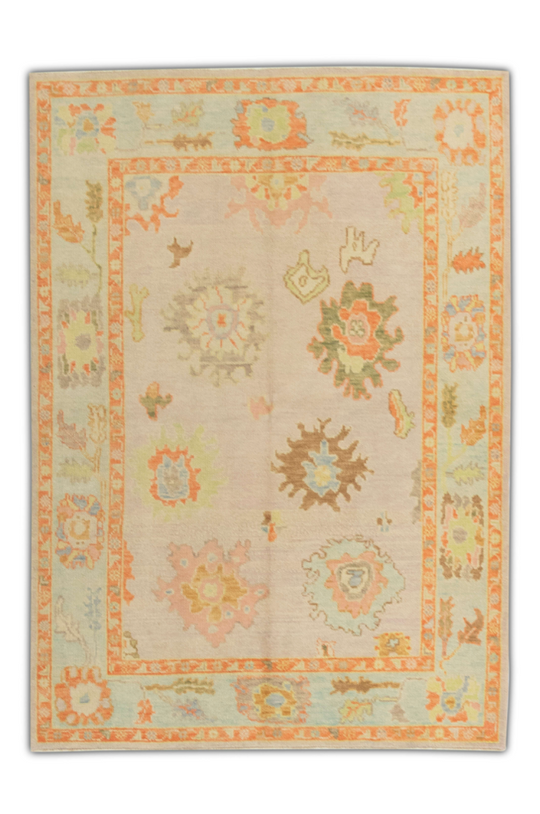 #542 Turkish Oushak 5' x 6'10"