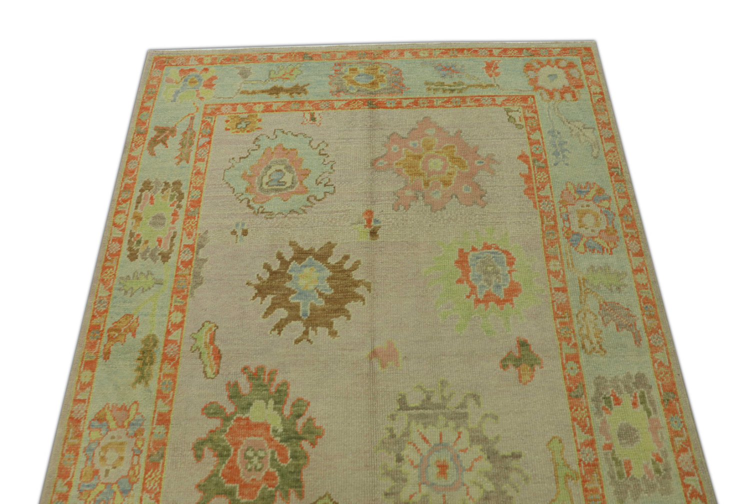 Turkish Oushak Rug 5' x 6'10" #542