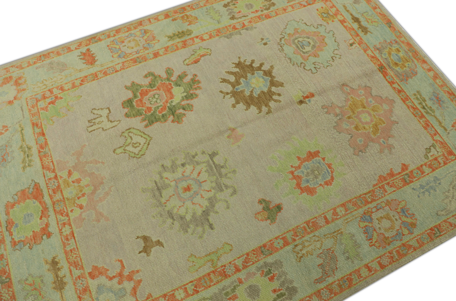 Turkish Oushak Rug 5' x 6'10" #542