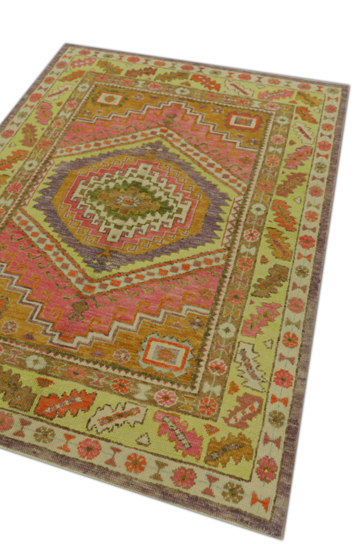 Turkish Oushak Rug 5' x 6'9" #539