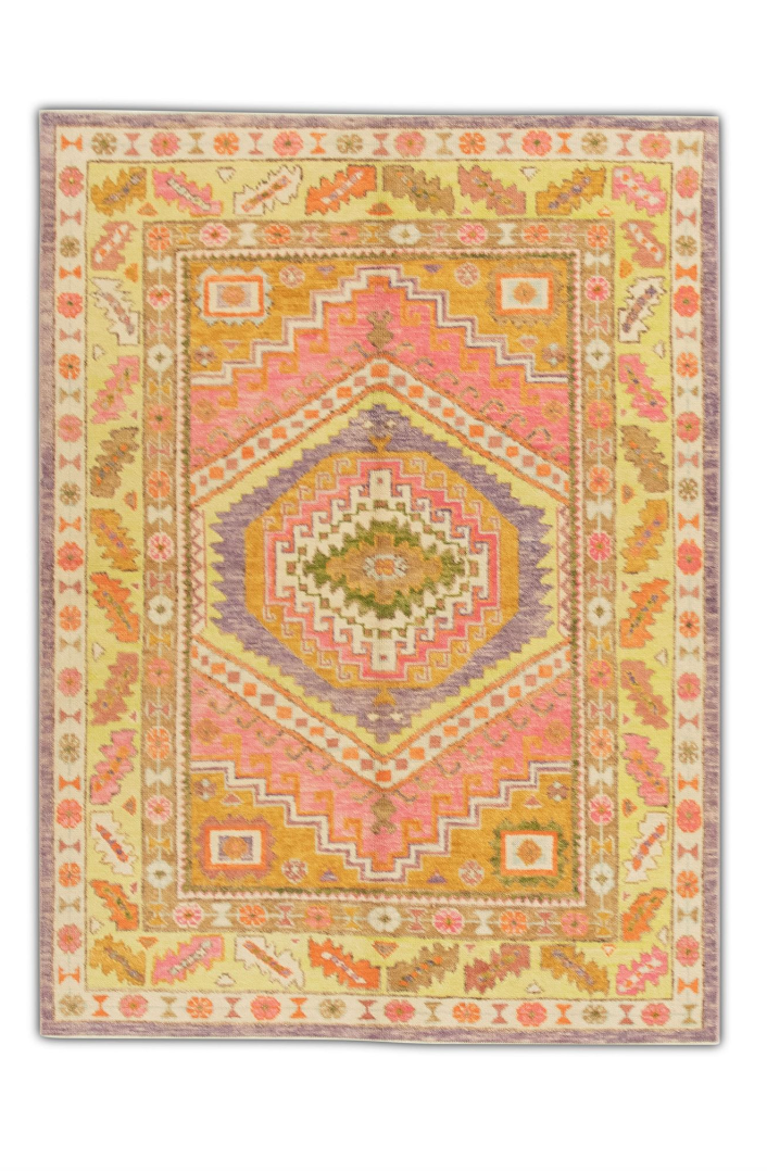 Turkish Oushak Rug 5' x 6'9" #539