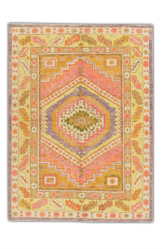 #539 Turkish Oushak 5' x 6'9"