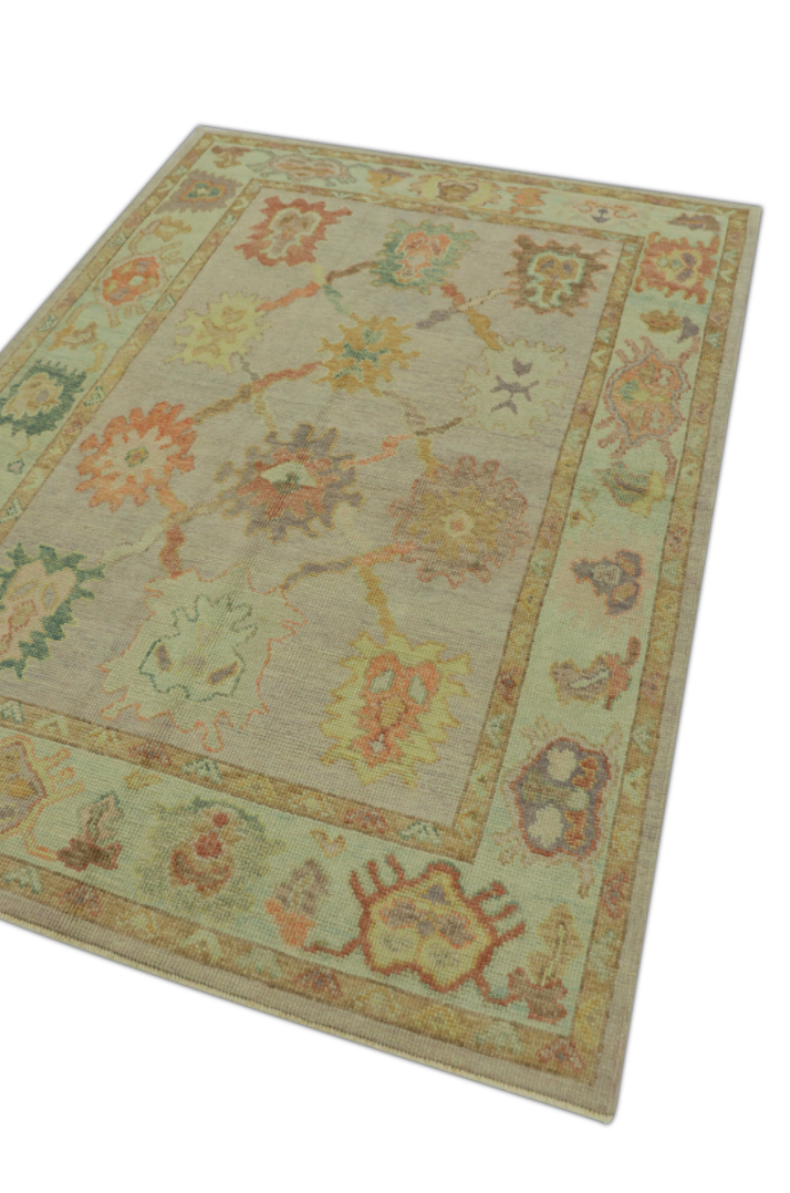 Turkish Oushak Rug 5'2" x 7' #936