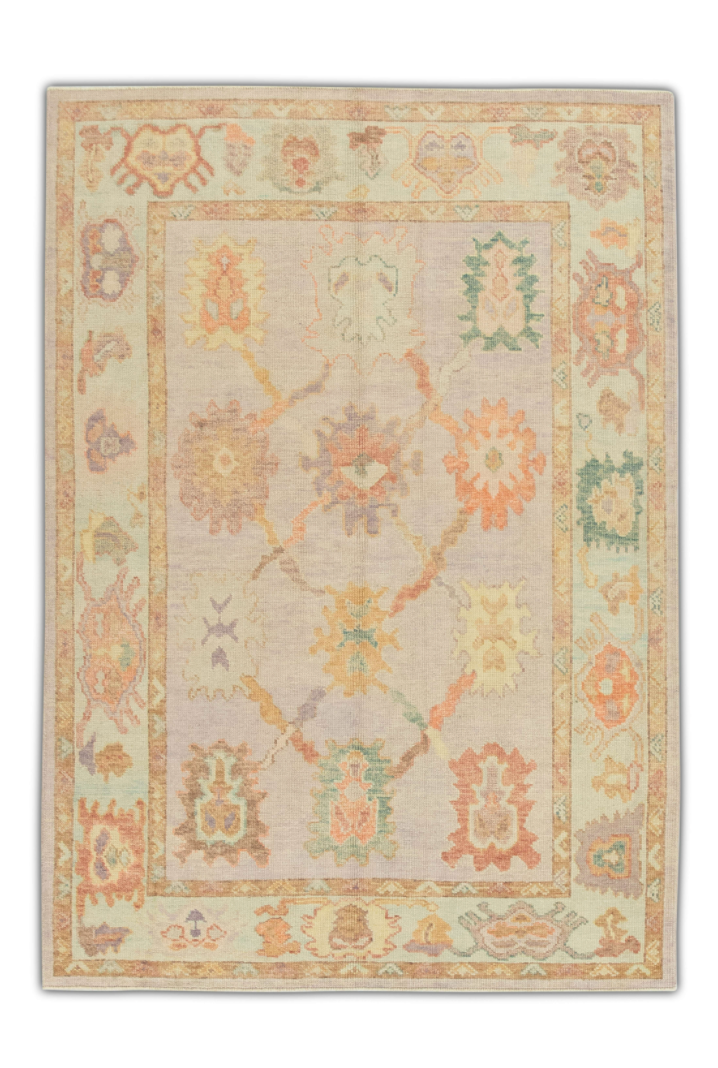 Turkish Oushak Rug 5'2" x 7' #936