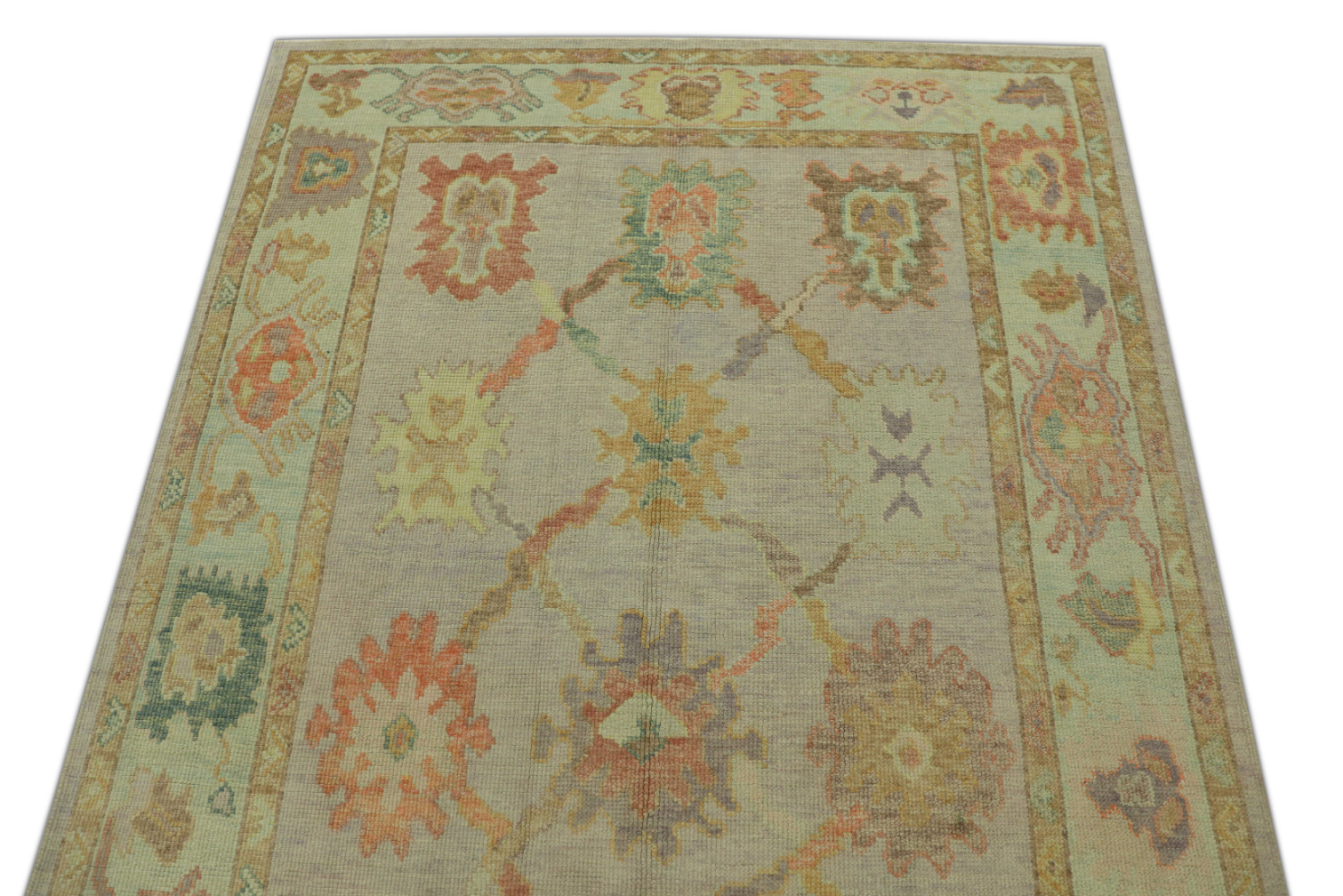 Turkish Oushak Rug 5'2" x 7' #936