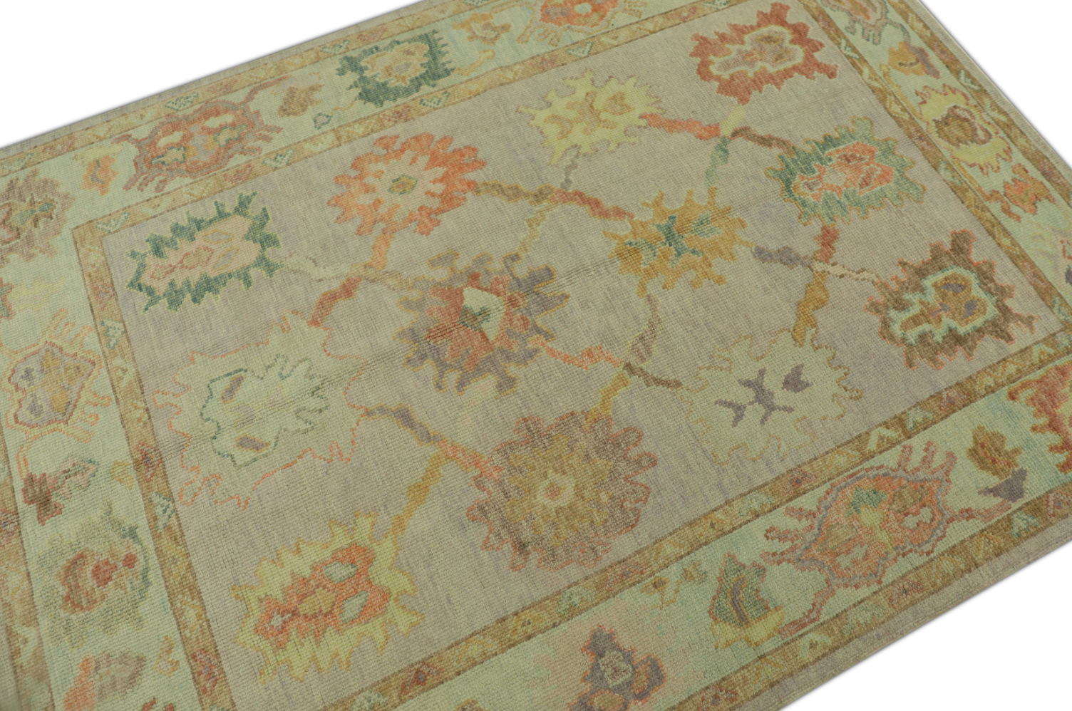 Turkish Oushak Rug 5'2" x 7' #936