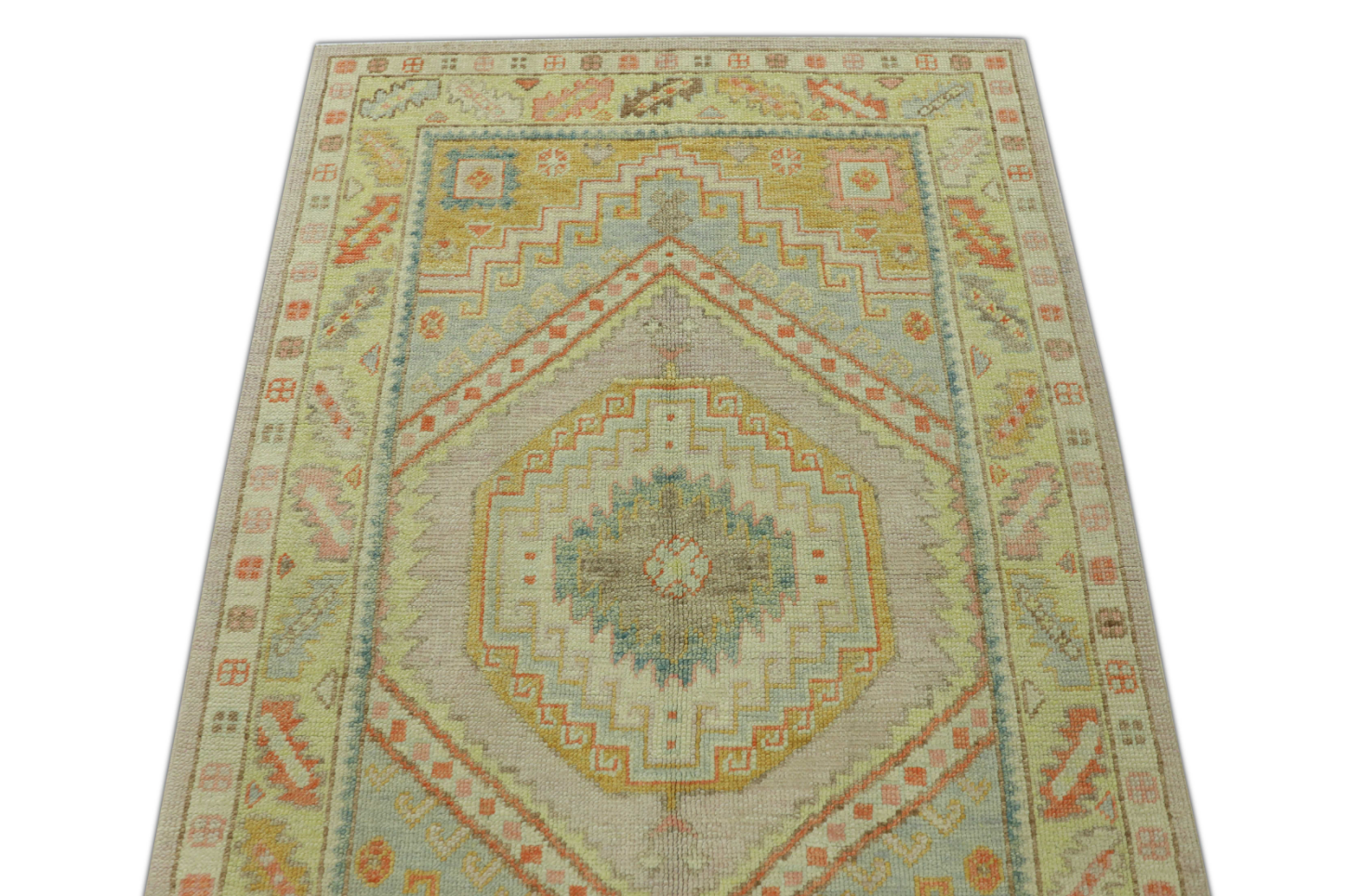Turkish Oushak Rug 4'1" x 6'2" #271