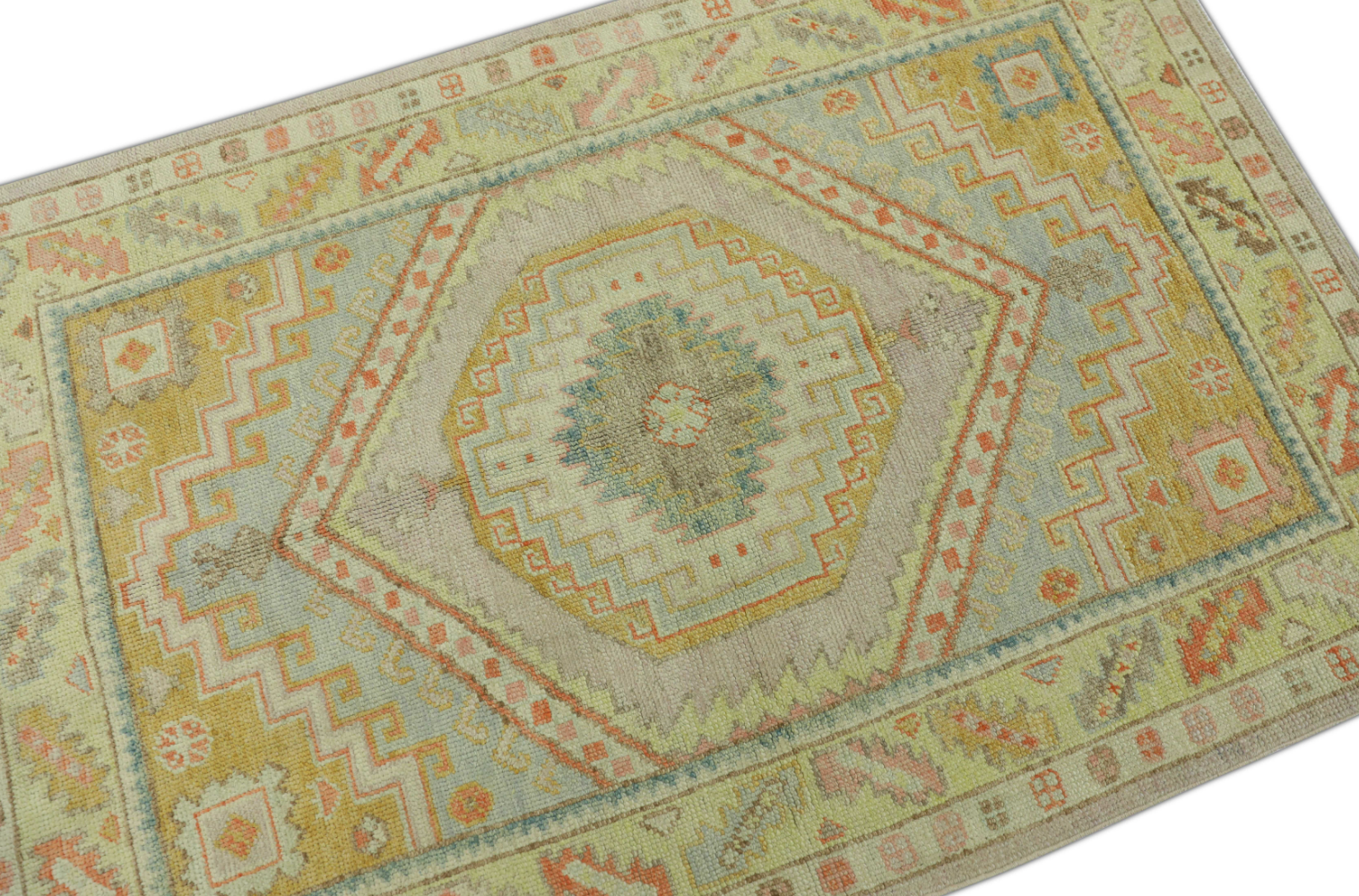Turkish Oushak Rug 4'1" x 6'2" #271