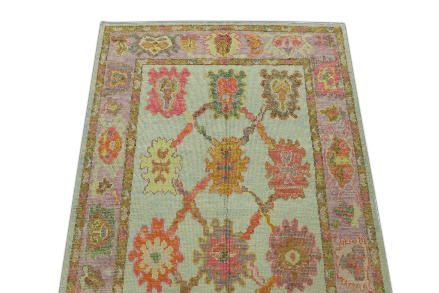 Turkish Oushak Rug 3'11" x 5'10" #321