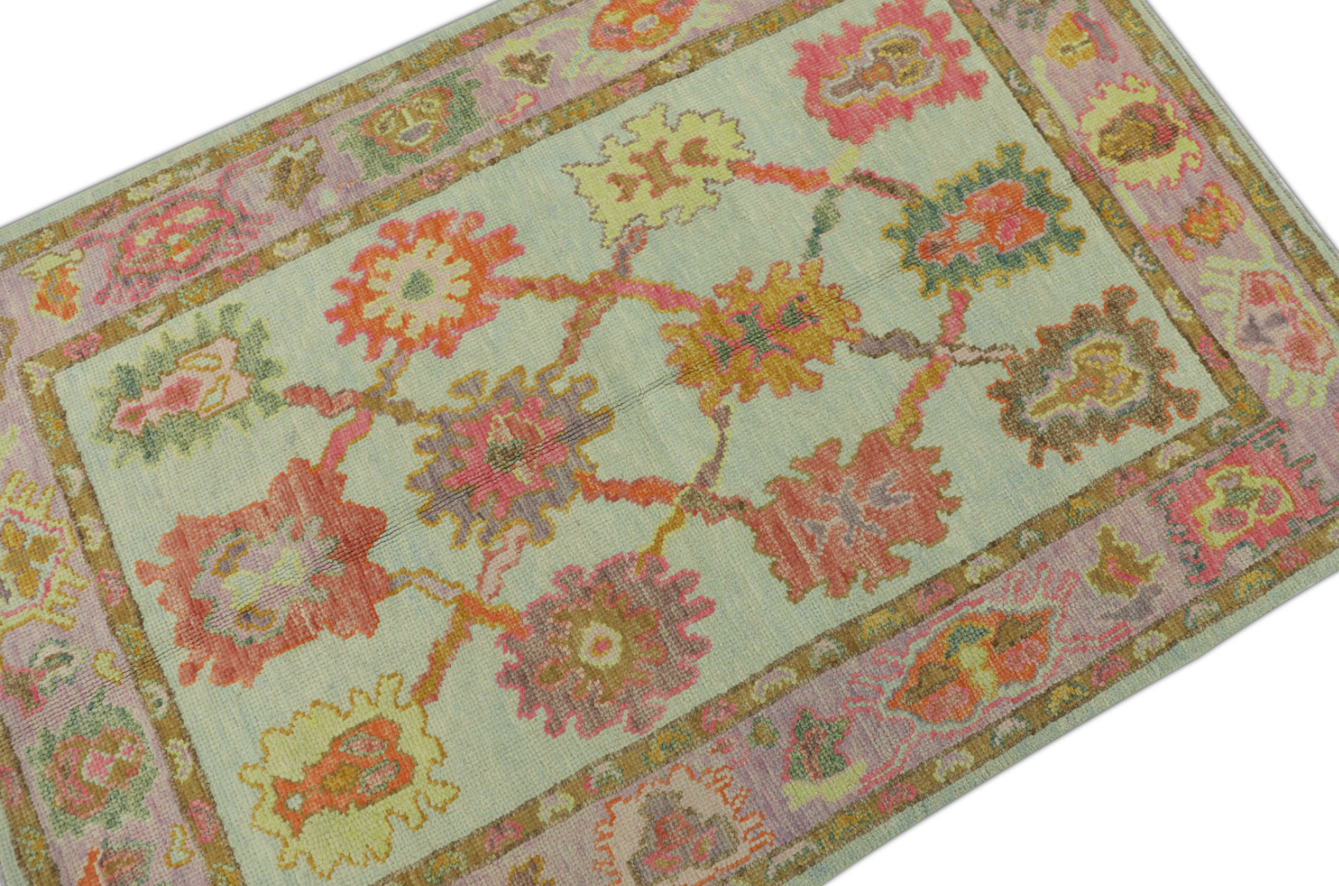 Turkish Oushak Rug 3'11" x 5'10" #321