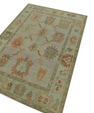Turkish Oushak Rug 4'10" x 6'10" #482