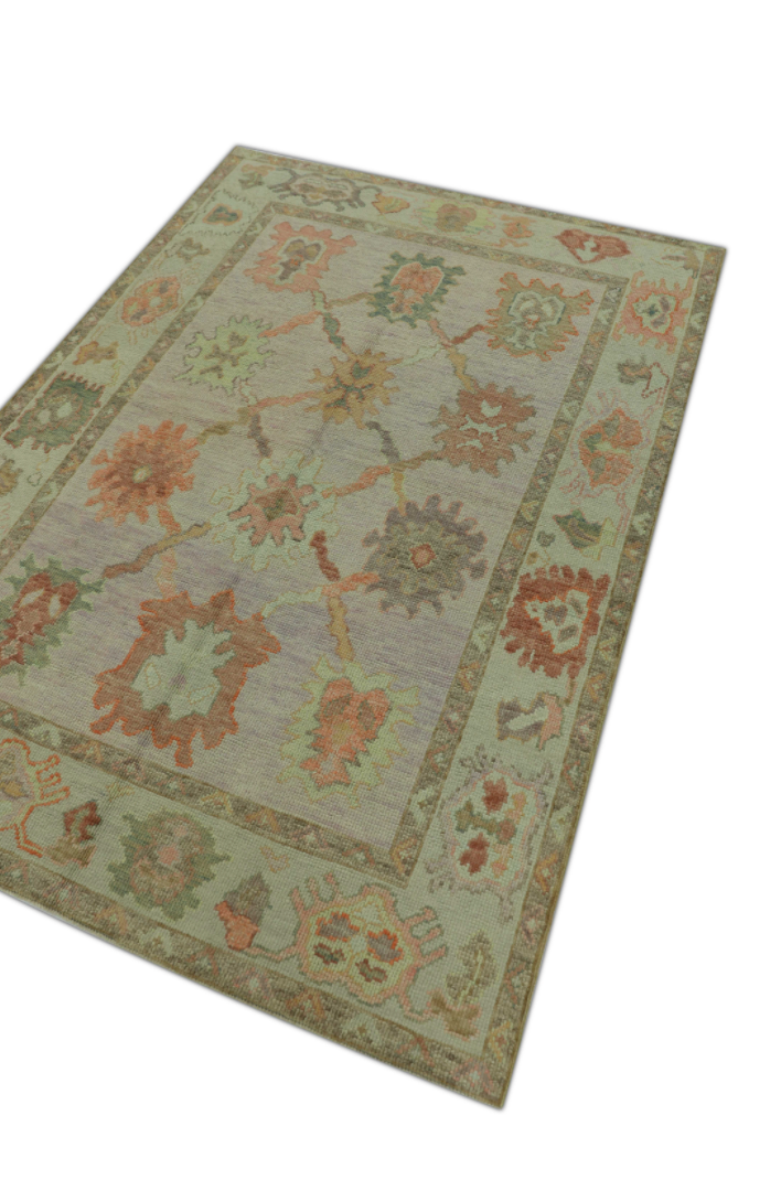 Turkish Oushak Rug 4'10" x 6'10" #482