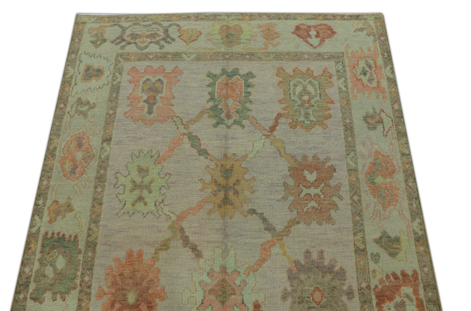 Turkish Oushak Rug 4'10" x 6'10" #482