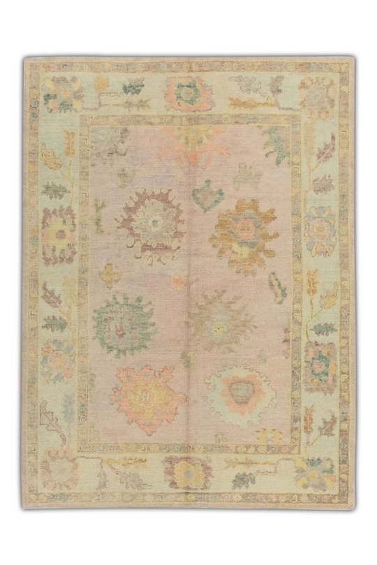 #497 Turkish Oushak 5'1" x 6'9"