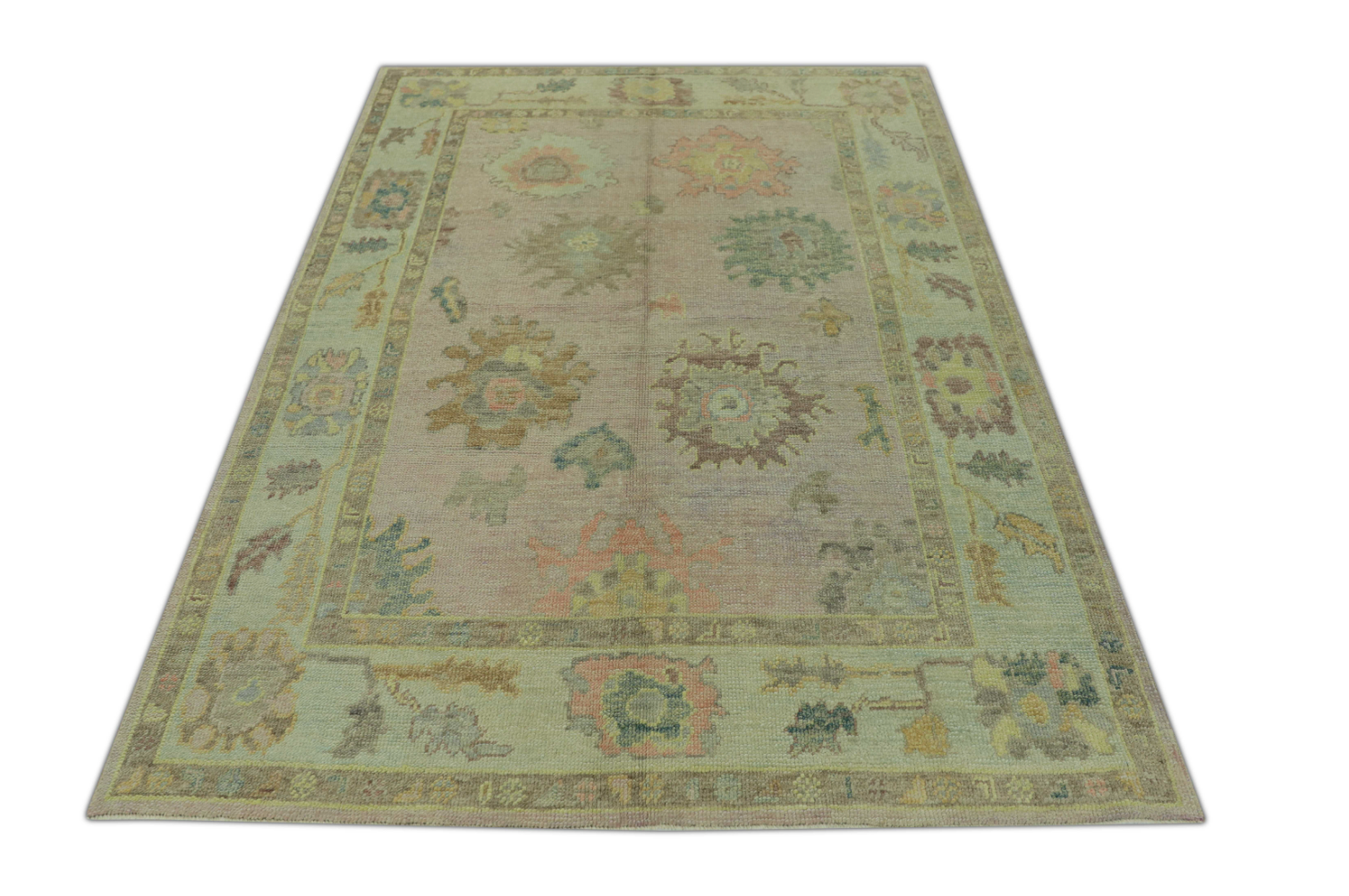 Turkish Oushak Rug 5'1" x 6'9" #497