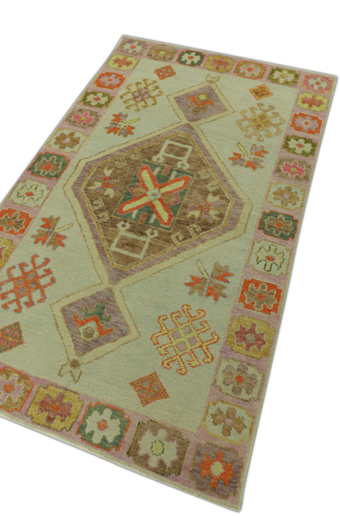 Turkish Oushak Rug 3'10" x 6'5" #322