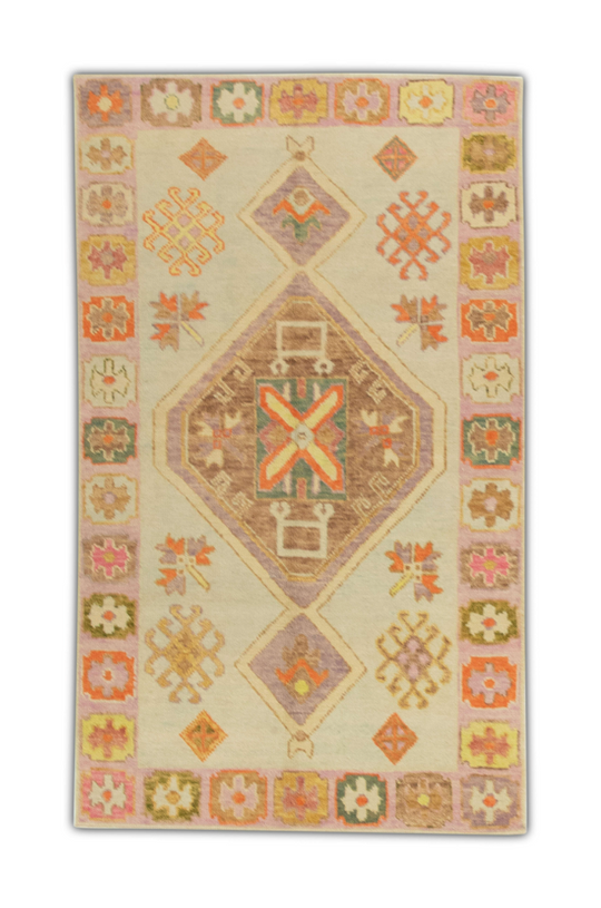 #322 Turkish Oushak 3'10" x 6'5"