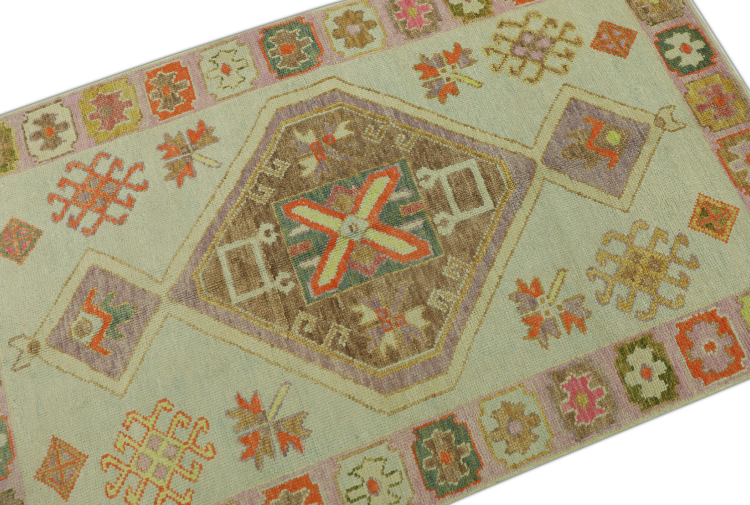 Turkish Oushak Rug 3'10" x 6'5" #322