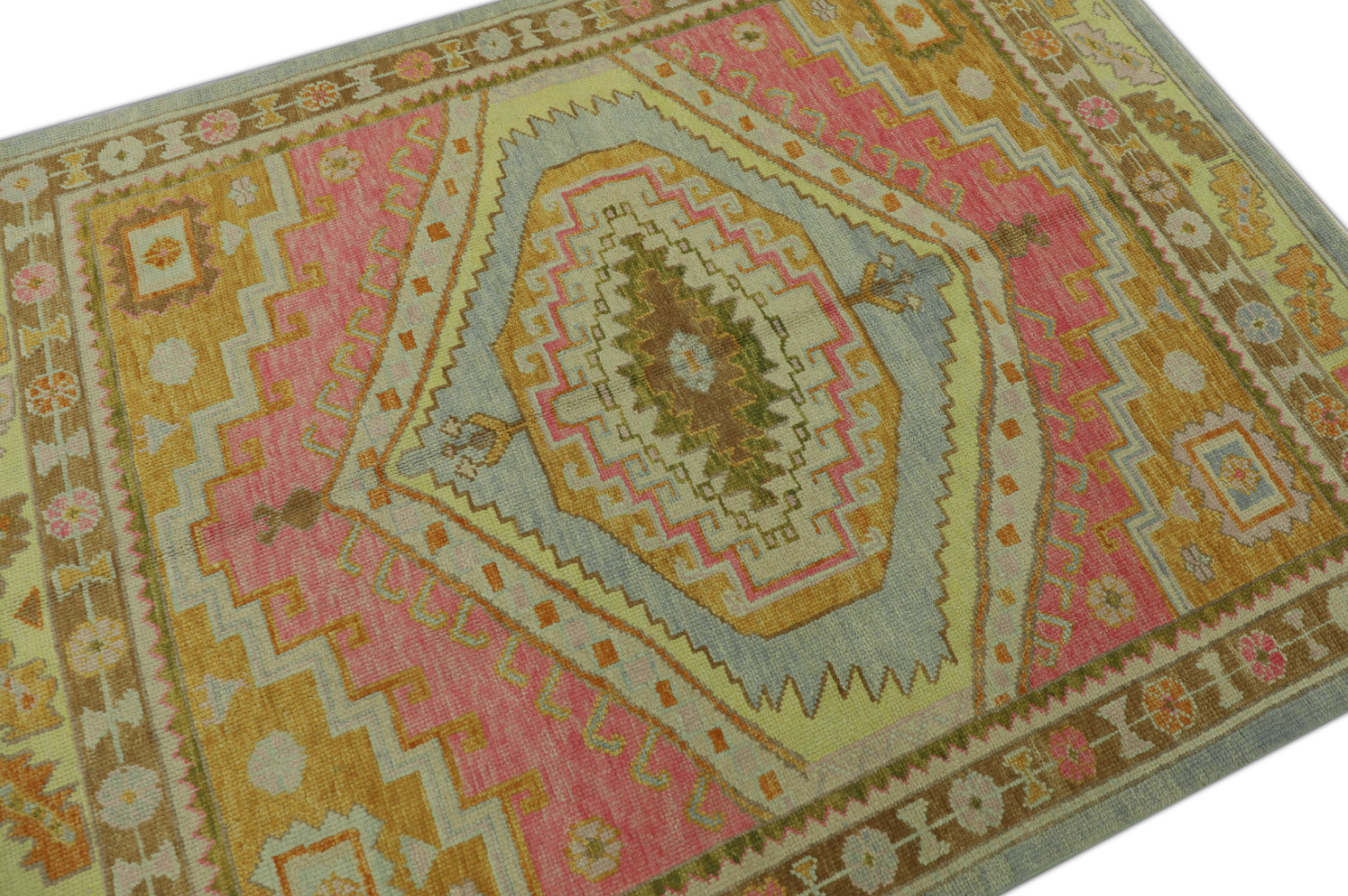 Turkish Oushak Rug 5'1" x 6'11" #518