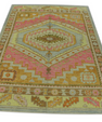 Turkish Oushak Rug 5'1" x 6'11" #518